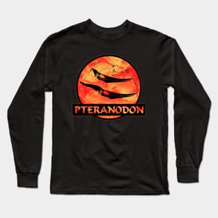 Pteranodon fossil skull Long Sleeve T-Shirt